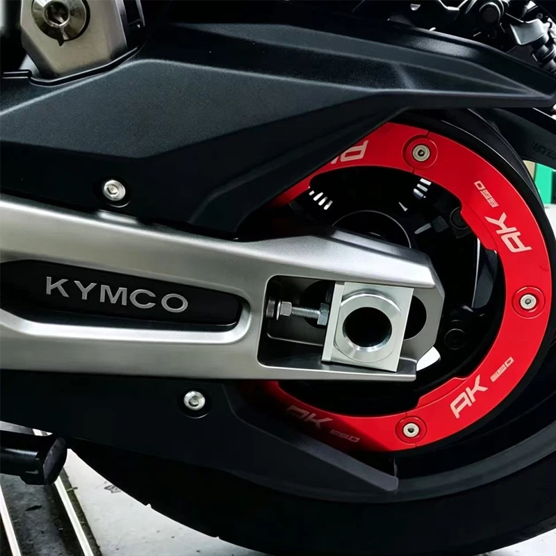 For KYMCO AK550 AK575 Premium CV3 550I 575 2017-2026+ Accessories Motorcycle Aluminum Transmission Belt Pulley Protective Cover