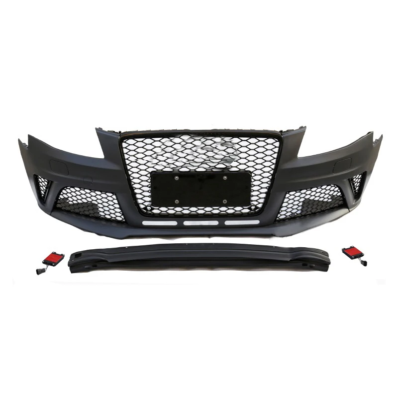 

RS3 Style Front Bumper for Audis A3 8P 2009 2010 2011 2012 2013 Black Hood Grille Fog Lamp