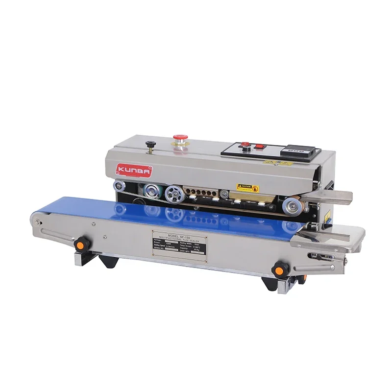 SF150 Continuous band sealer Vertical double use plastic Film bag Sealing Machine