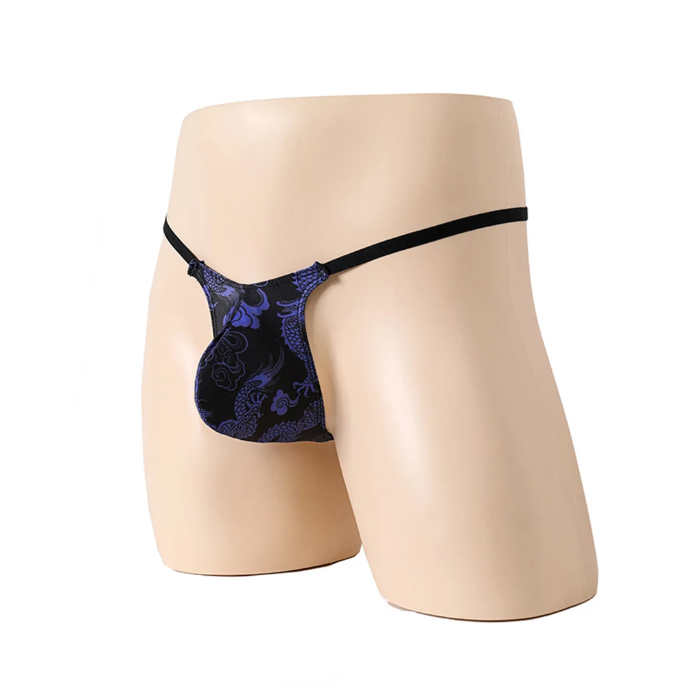 Briefs Mens Underpants All Season.Polyester Bikini Bulge Pouch G String Low Waist Sexy T-Tack Thongs Underwear - Image 3