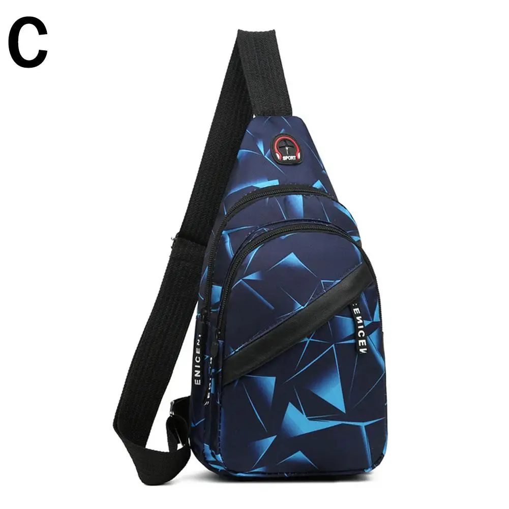 Bolso de pecho informal para hombre y mujer, bandolera impermeable, pequeña, deportiva, multifuncional, 2 colores, K3v4, 2024