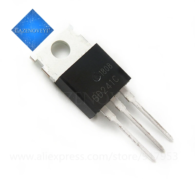 10pcs/lot BD241C BD241 TO-220 In Stock