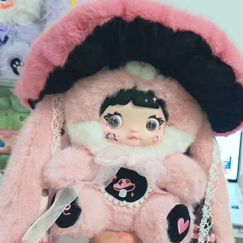 En Stock, sombrero de seta Nommi genuino, serie 400% de vinilo, caja ciega, lindo, súper suave, cómodo, juguete de moda, adorno de muñeca coleccionable