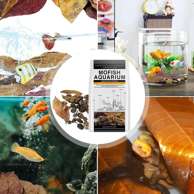 Aquarium Alder Cones Natural Fish Tank's pHLowerer Aquarium Decorations & Multifunctional Accessories