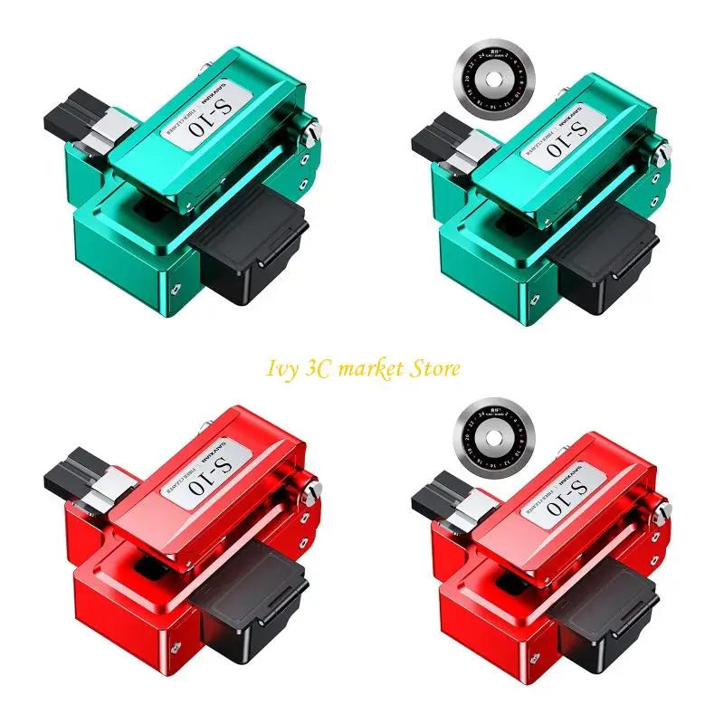 

D7YC Professional Stepping Fiber Opticals Cleaver For 0.25mm To 3.0mm Cables 48000 Cut Life