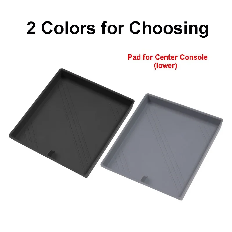 for Tesla Model 3 Highland 2024 Center Console Protector Mat Armrest Storage Organizer Tray Wireless Charge Pad Cup Accessories