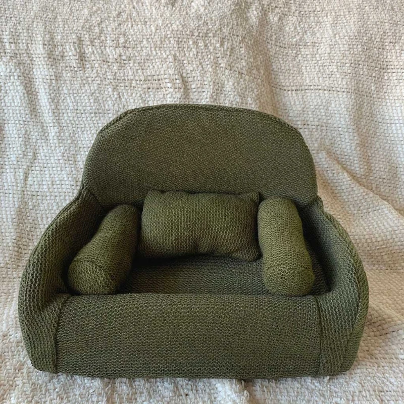 

4Pcs Newborn Photography Props Baby Posing Sofa Pillow Set Infant Photo Chair Dropship