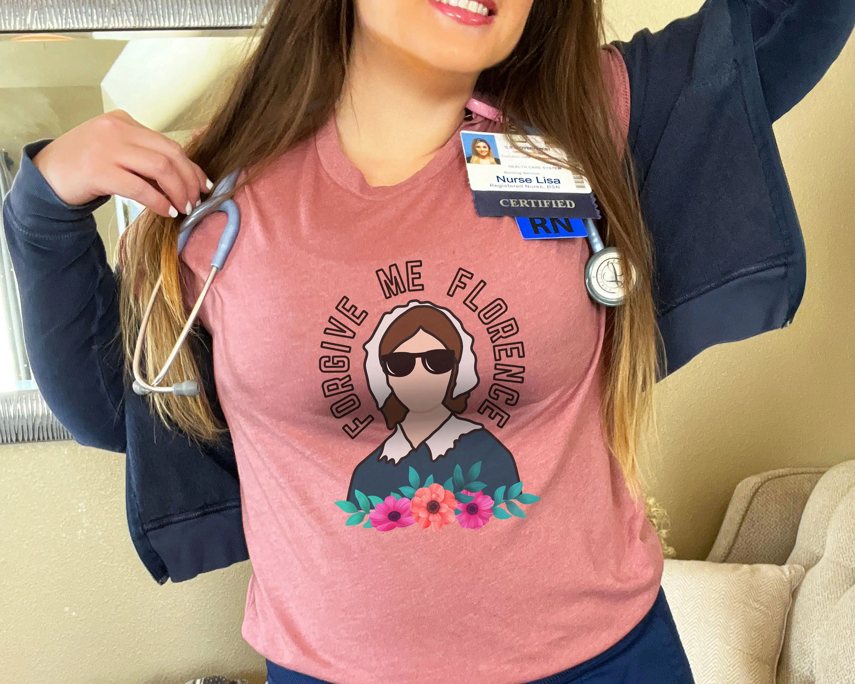 Florence Nightingale T Shirt Funny Nurse Graduate Apparel Nursing Er Preceptor