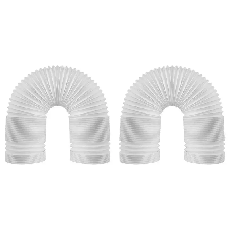 AB13-2X Portable Air Conditioner Hose, Universal Pipe Air Conditioner Exhaust Hose 5.9 Inch Width PVC Duct Extension(1.5M)