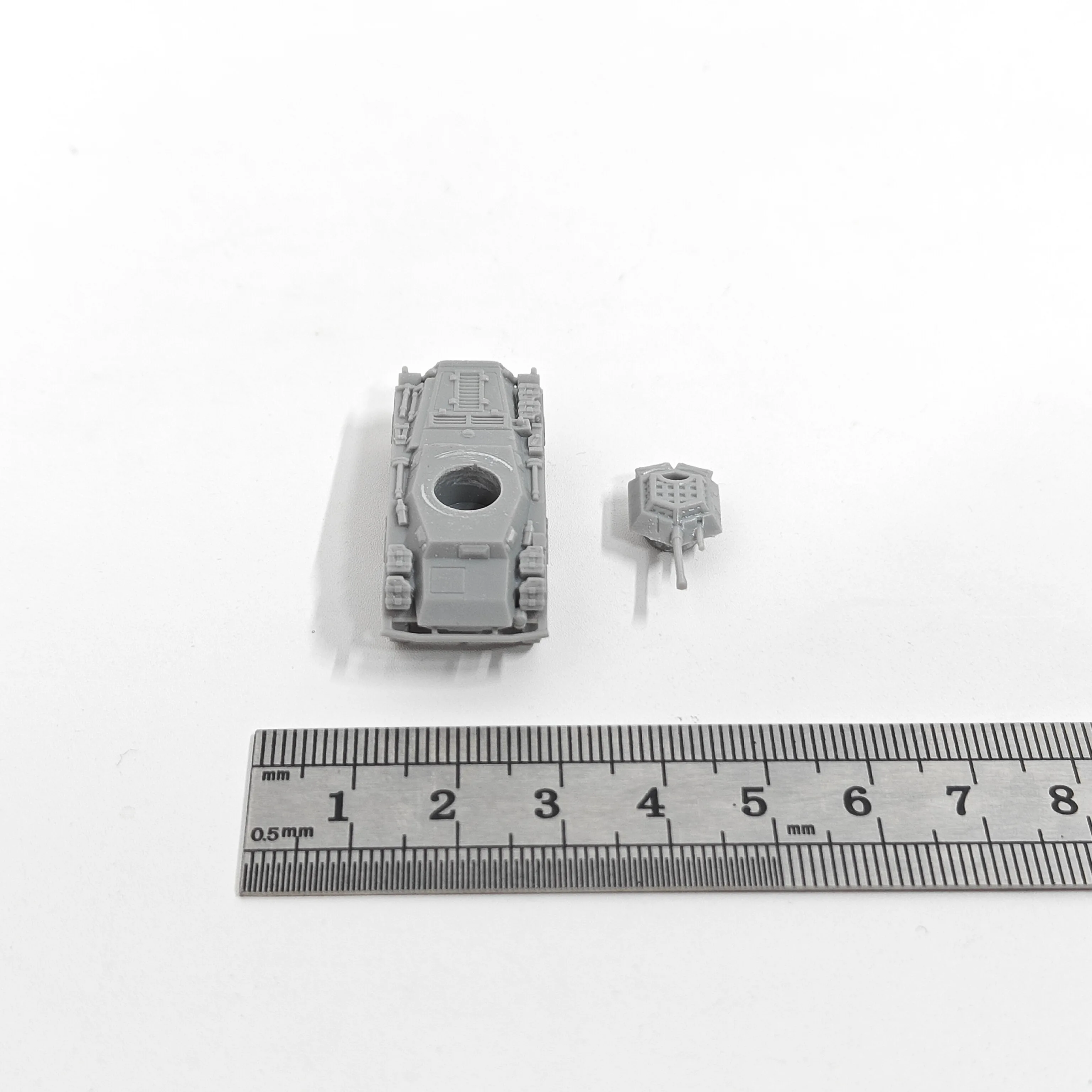 WWII German Sd.Kfz. 234/1 ARV,3D Printed,1/144 Scale Mini Tank Model,Resin,Paintable view 4