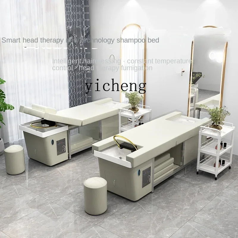 b2Beauty Salon Special Head Therapy Bed Pedicure Fumigation Hair Salon Thai Massage Bed
