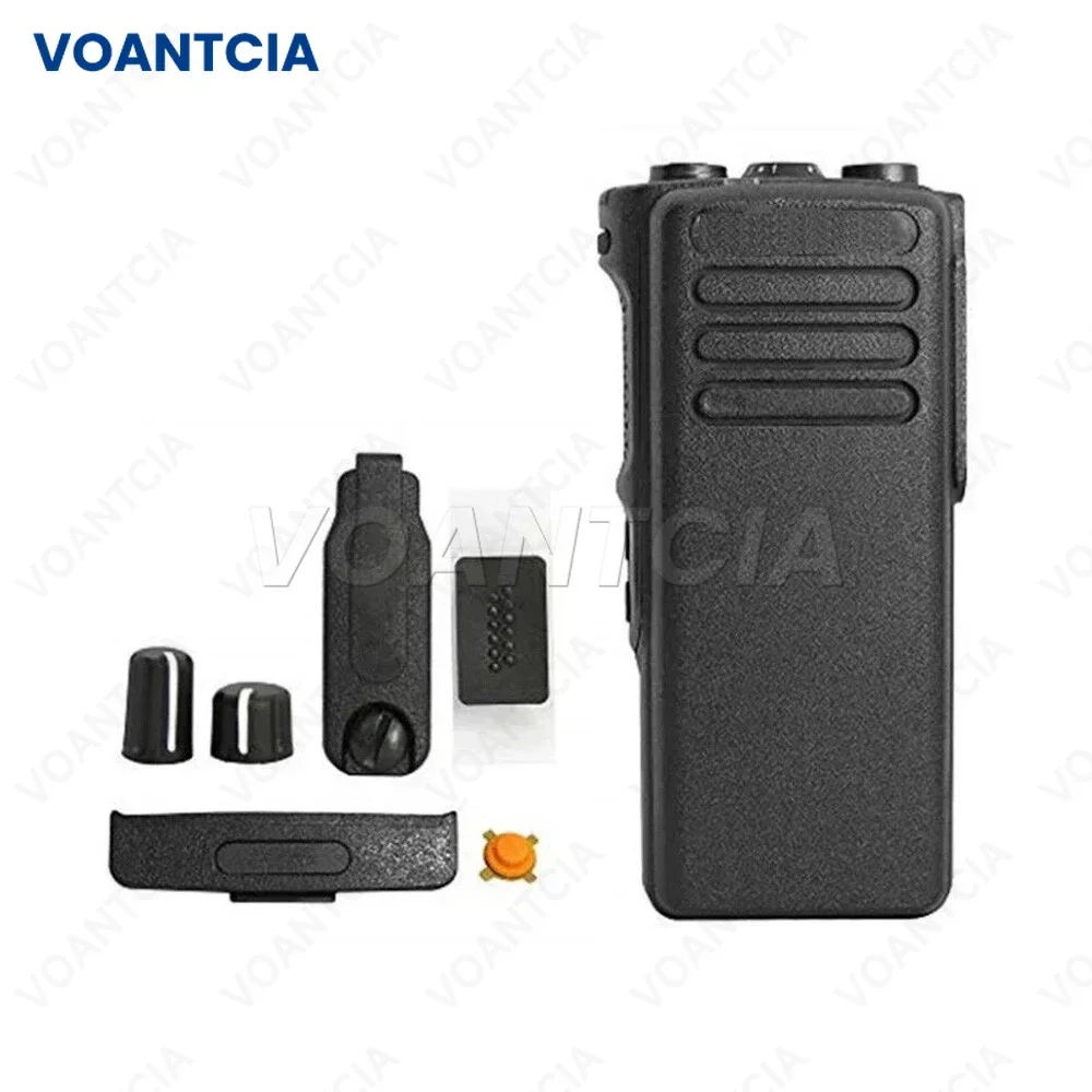 Capa frontal com botão, capa contra poeira para motorola xpr7350 dp4400 dp4401 dgp5050 dgp8050 xir p8608 p8600 gp328d xpr7000