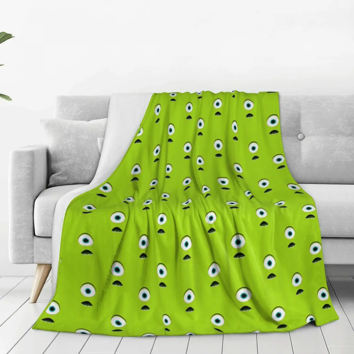 Monsters Inc James P Sullivan Blanket Quality Soft Warm Throw Blanket Winter Airplane Travel Couch Chair Street Trend Bedspread