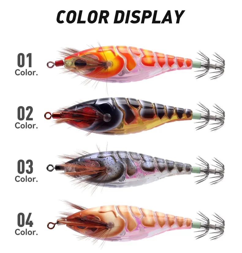 Kingdom SP Angelköder 5,8 g 8,7 g 10 g Tintenfisch Jigs Künstlicher Tintenfisch Haken Jigging Köder Meeresangeln Tintenfisch EGI Leuchtender Köder – Detail 10