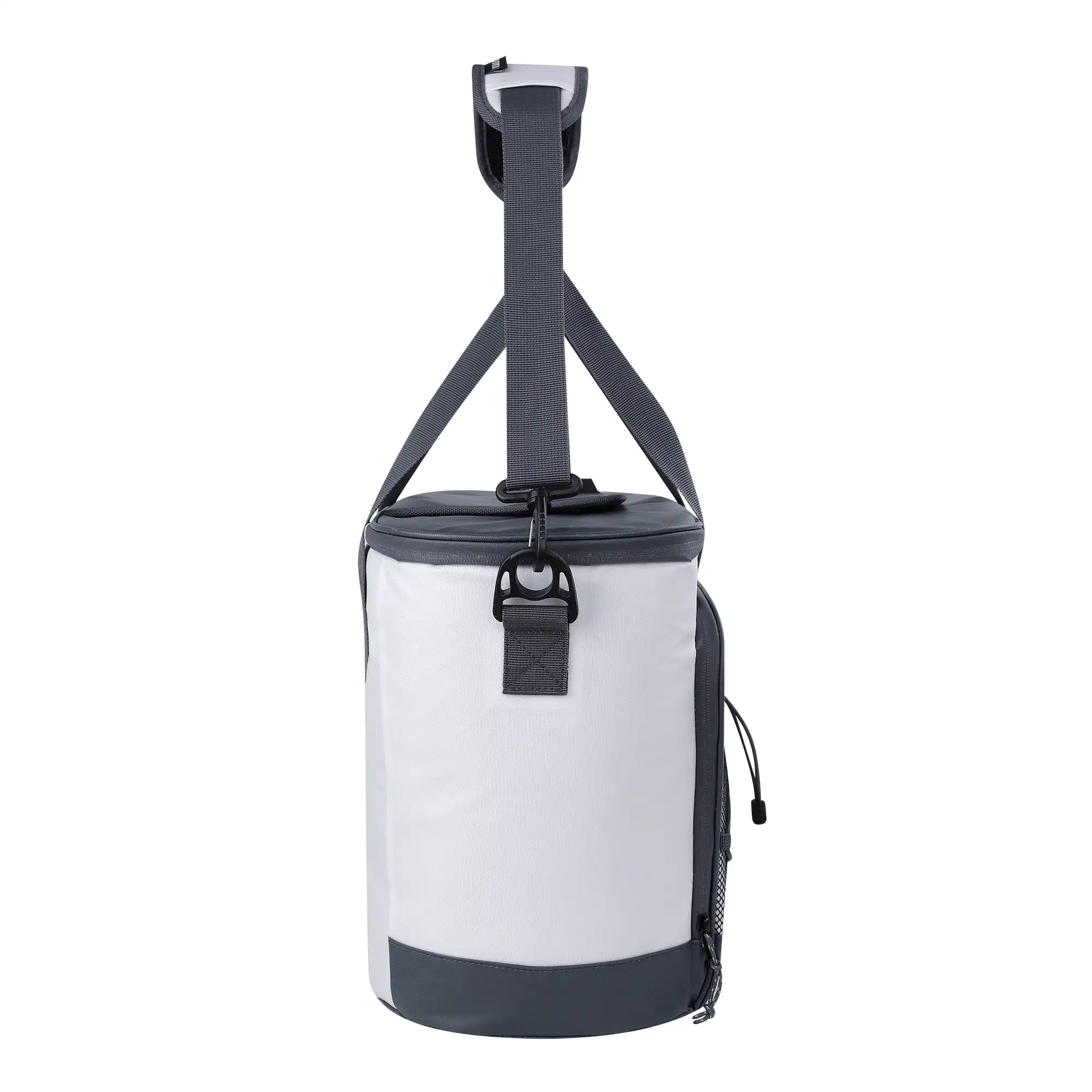 28 علبة تبريد بحرية ناعمة الجوانب، باللون الأبيض والرمادي