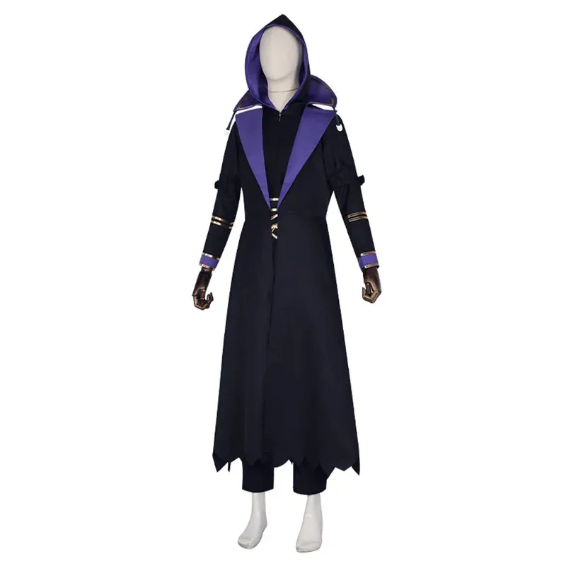 qq34Hemixush Anime Shadow Cos Cid Kageno disfraz de Cosplay conjunto completo traje masculino uniforme de fiesta