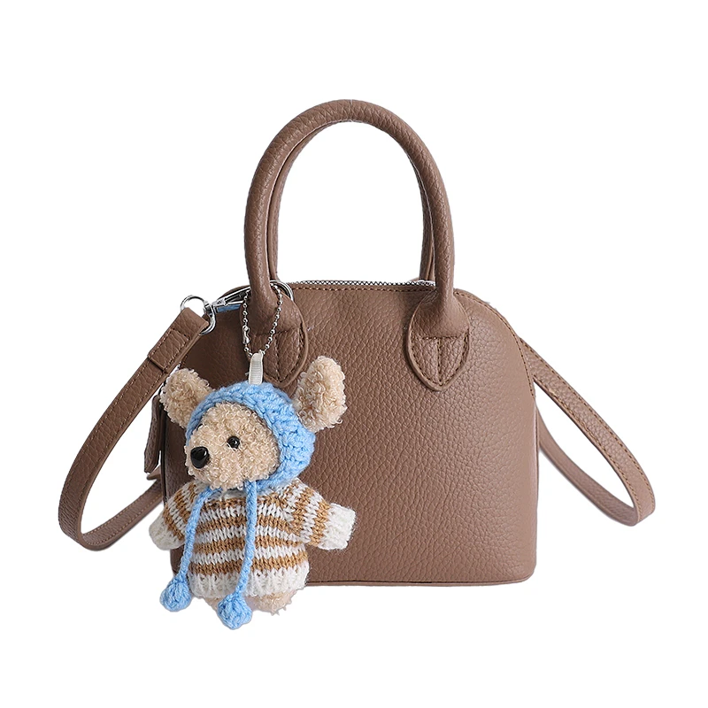 

Minimalist Chic Leather Diaper Bag For Women Designer Crossbody Bag Vintage Elegant Large Capacity Tote