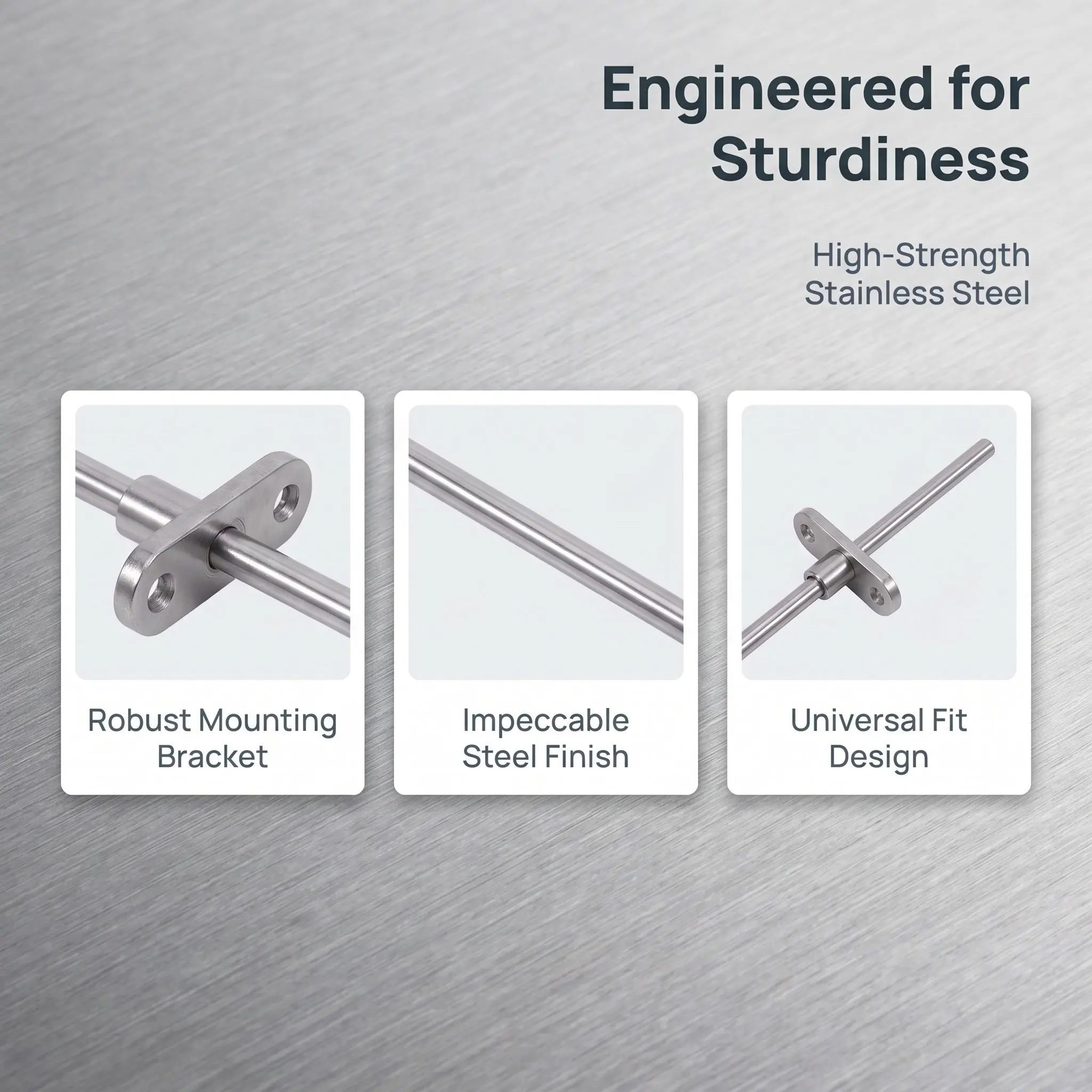Stainless Steel Hanging File Rail 50Cm File Cabinet Drawer Replacement Bar Heavy Duty Cabinet Mounting Bracket