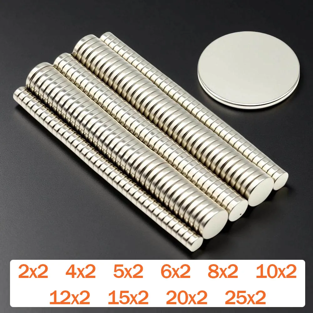

Super Strong Neodymium Magnet N35 Round Magnetic NdFeB Magnet Powerful imanes Refrigerator Magnets ﻿ 2/4/5/6/8/10/12/15/20/25X2