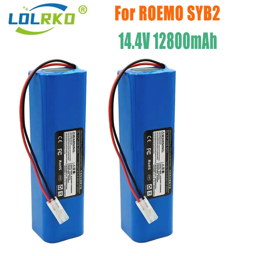 Batteria originale da 12800mAh INR18650 M26-4S2P per aspirapolvere Robot ROEMO SYB2