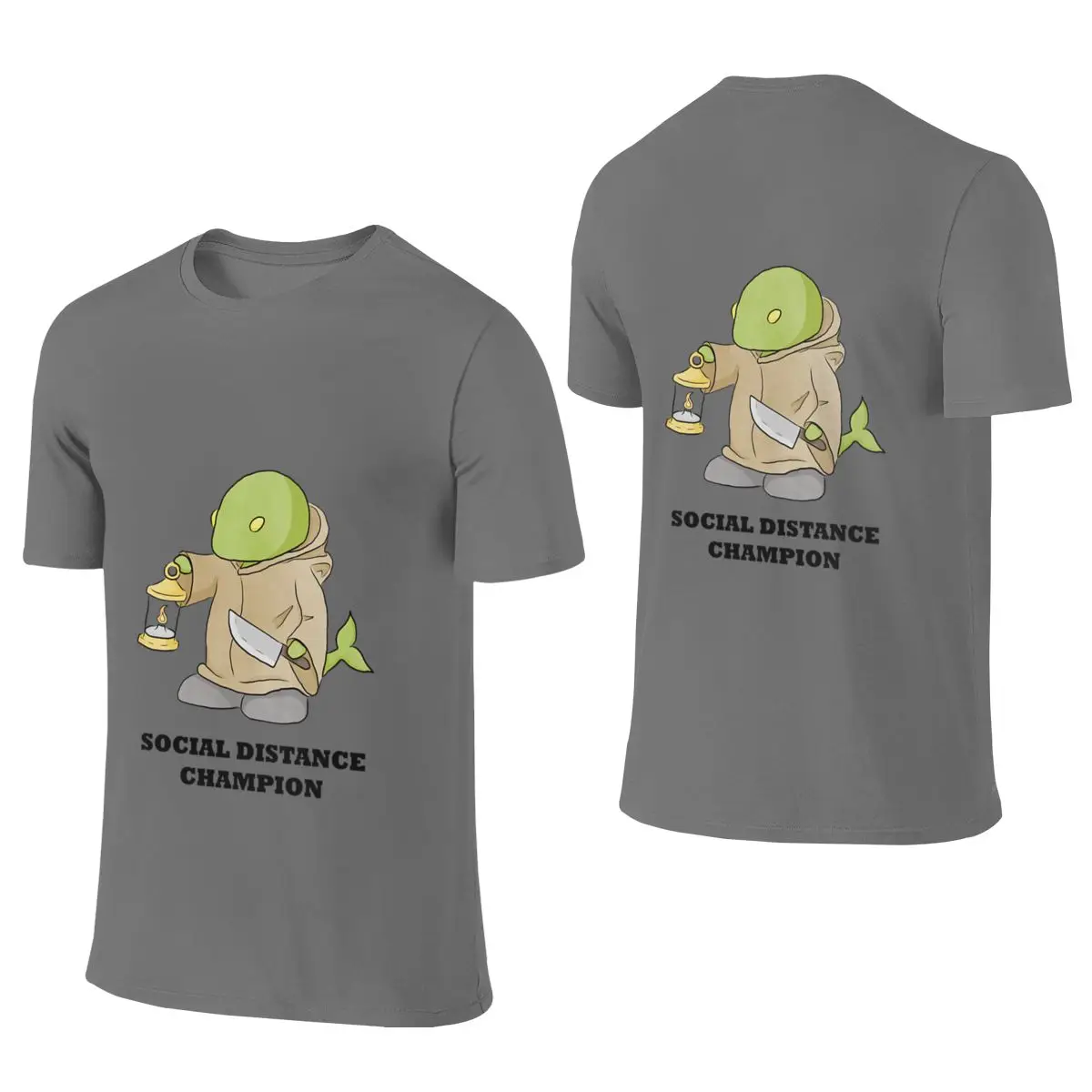 Social Distance Tonberry Home Reversible T-shirt Home Lazy Simple And Elegant Basic Tee