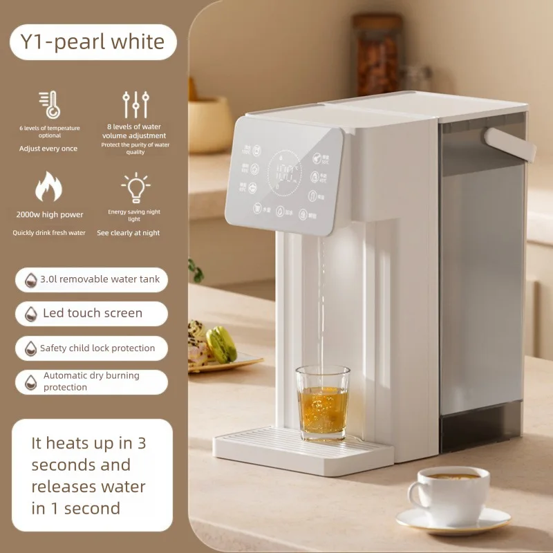 

3L Desktop Instant Hot Water Dispenser Multi Temperature Control Fast Heating Water Boiler Home Office Electric Kettle