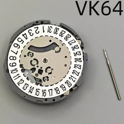 BLIGER Quartz Movement New Original VK64 Chronograph Quartz Movement 5-Pin Watch Accessories