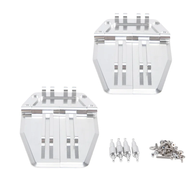 A04F-2Pcs Metal Adjustable Trim Tabs 69X57x30mm For Nitro Gas RC Model Boat