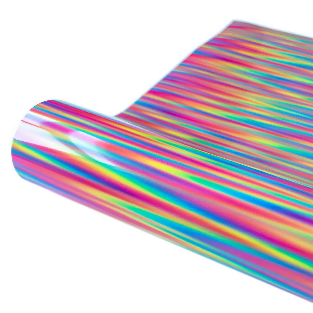 Iriserende TPU Warmte Overdracht Vinyl Ijzer Op T-Shirts 4 Diverse Kleuren Htv Afdrukken Voor Kussens Textiel Hoeden Decor Diy Voor Knippen