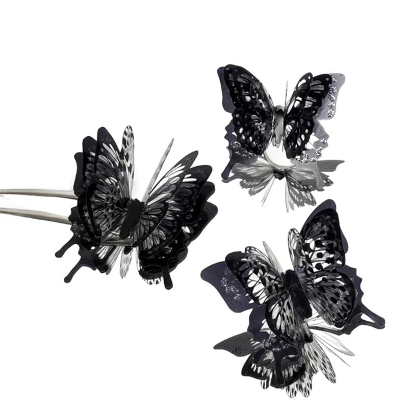 Butterfly Ring Hair Butterfly Hair Chopstick Butterfly Hair Fork Hair Pin