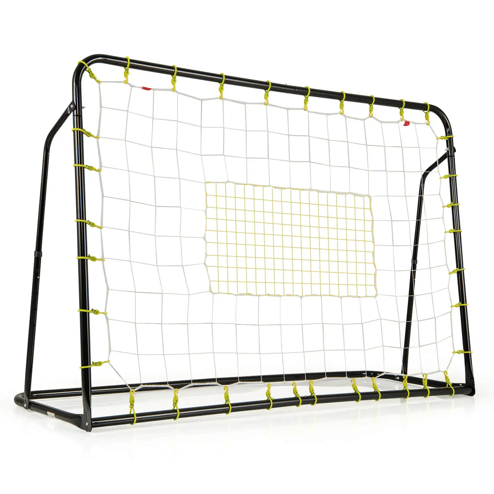 

2 in 1 6.1' x 4' Versatile Soccer Rebounder w/ Shooting Auxiliary Area 4 Nails