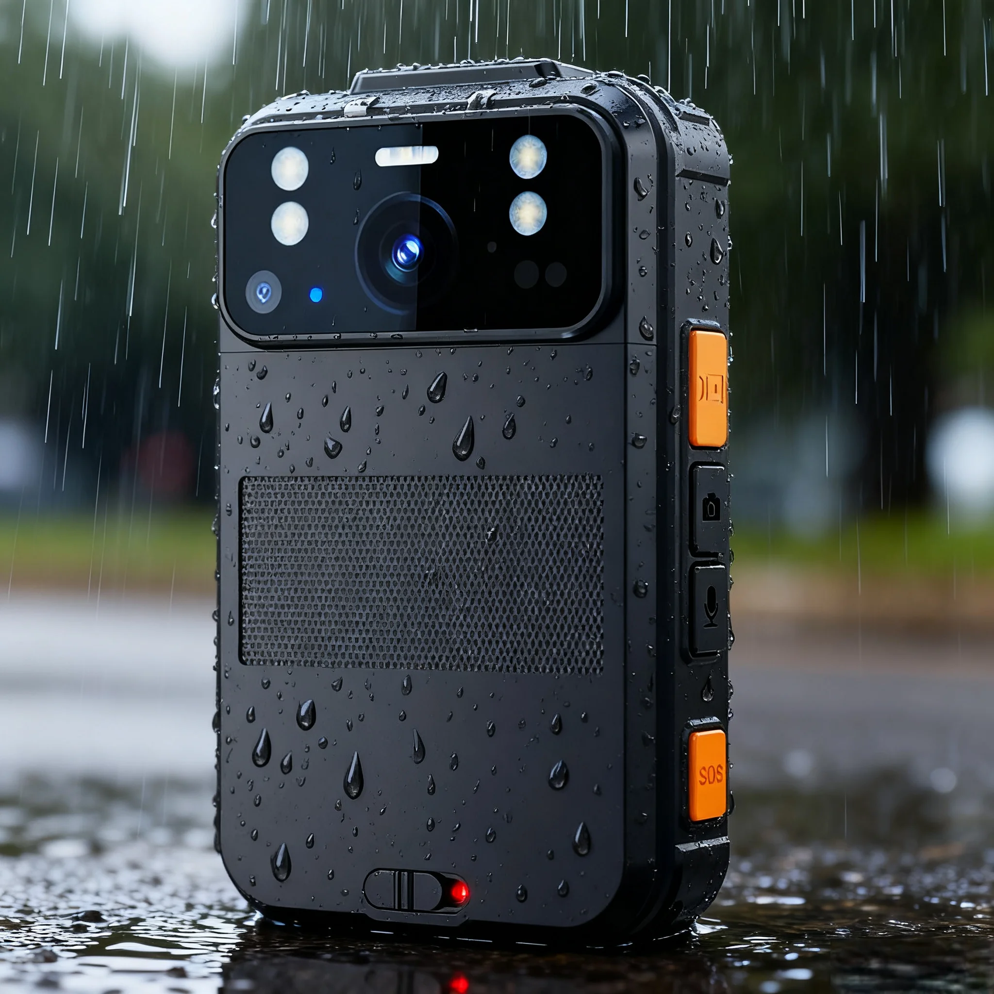 2026 Triple Lens 5G Body Worn Camera 4K Video Audio Recorder Face Recognition for Live Streaming Field Workers