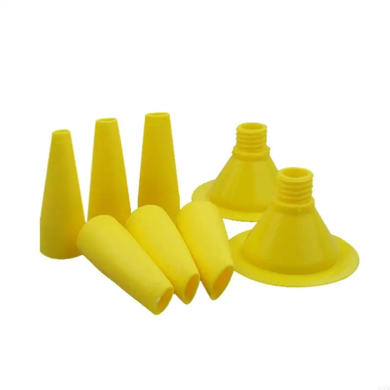 

E1PD Reusable Sausage Caulking Tips and Cone Nozzles Caulk Nozzle Applicator