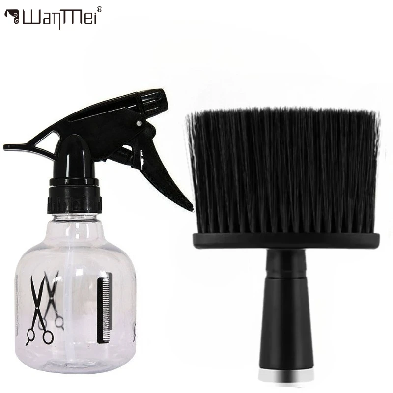 

Профессиональный парикмахерский распылитель воды, набор щеток для салона, парикмахерская щетка для чистки шеи, щетка для волос, принадлежности для укладки волос для парикмахерской