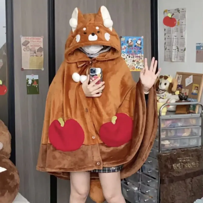 

Пижамное одеяло с изображением маленького енота, плащ, коралловое флисовое одеяло с кондиционером, весенне-осенняя шаль с маленькой пандой, фланель