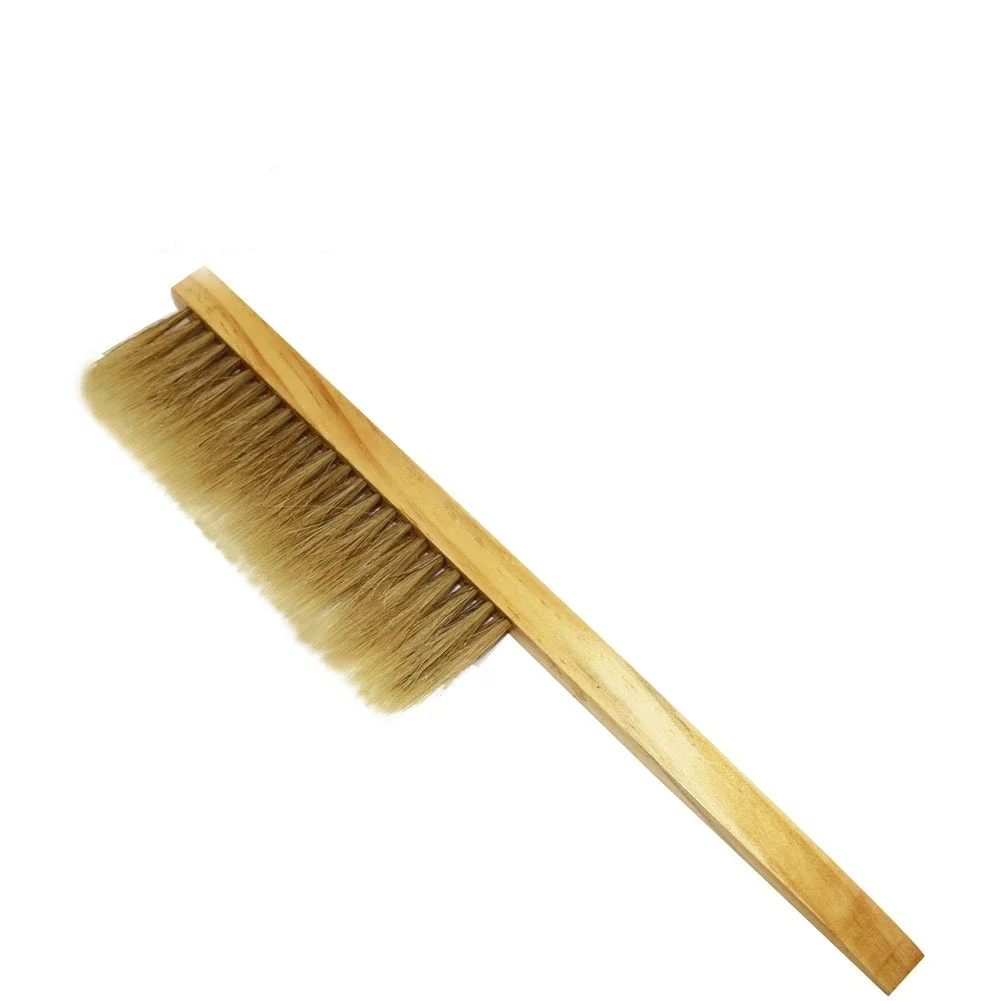 1 Pcs Apiculture Honeycomb Cleaning Brush Bee Sweeper Double Row Bee Brush Pig Bristle Brush Cleaning Beehive Bee Tool