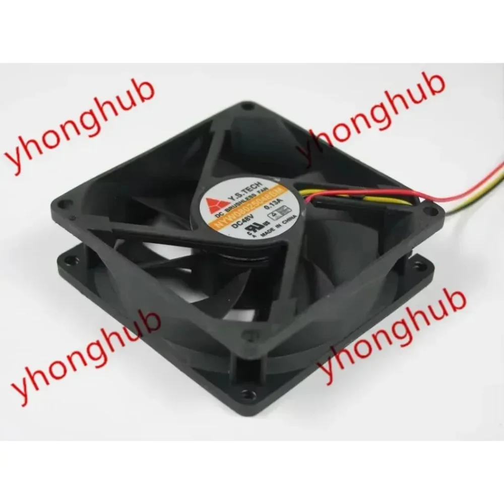 

Вентилятор охлаждения Y.S.TECH NYW08025048BM DC 48V 0.13A 80x80x25mm, 3-проводной