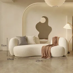 Modern Luxury Sofa Set Floor Lazy Accents Designer Recliner Daybed Sectional Puff Sofa Corner Muebles Living Room Furniture
