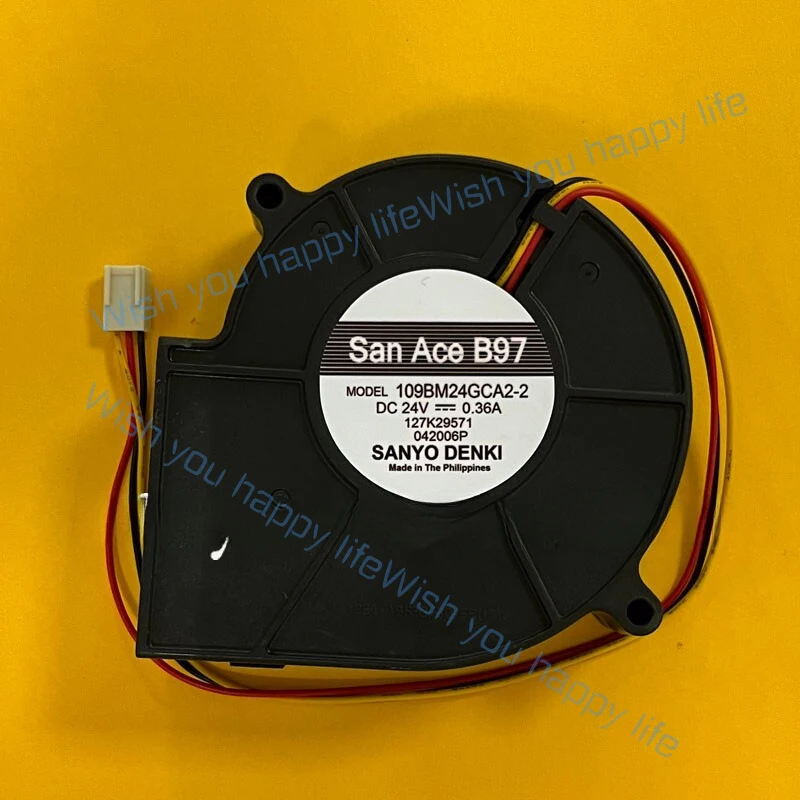 L... for Sanyo San Ace B97 109BM24GCA2-2 DC24V 0.36A 9733 3-Pin Turbo Blower Fan