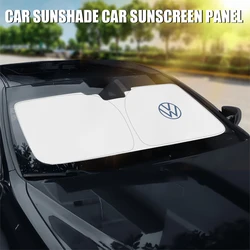 Car Windshield Sun Shade Front Rrear Window Sunshades Summer Sun Protection Accessories for Volkswagen VW Caddy Golf Passat Polo