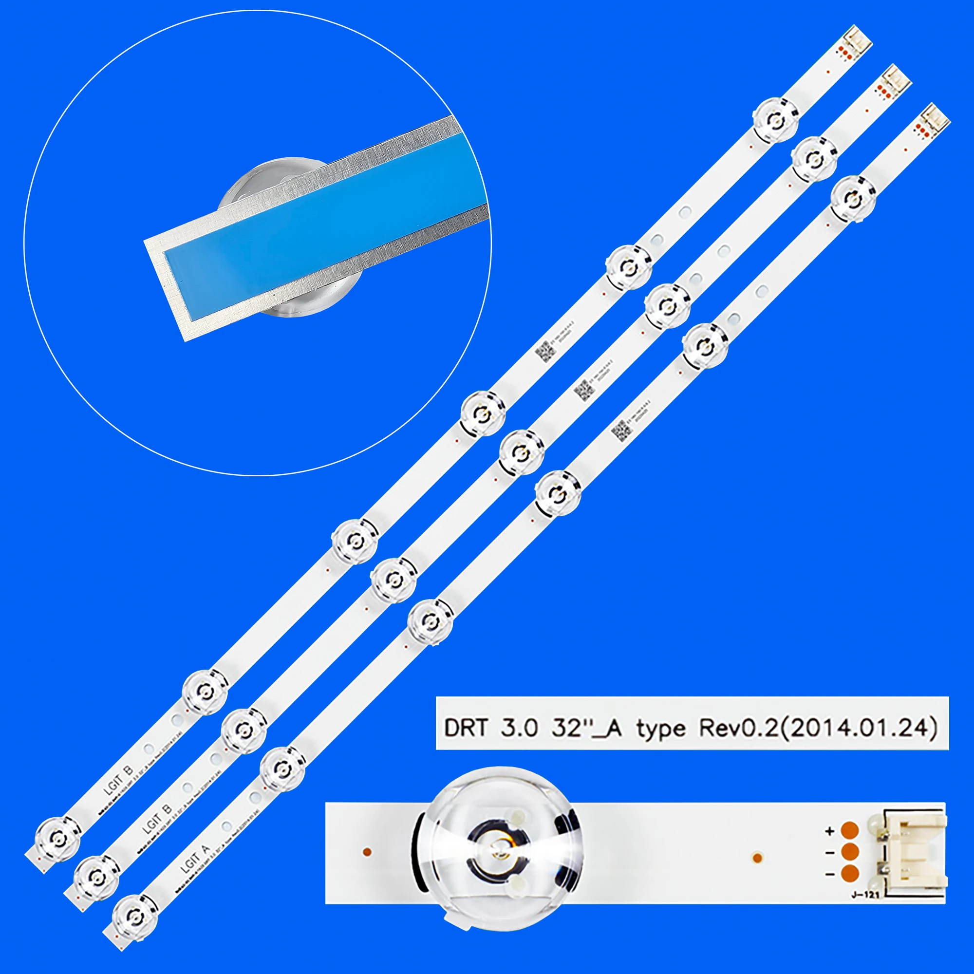 Pasek podświetlenia LED do 32LB550B 32LB563V 32LB580N 32LB565V 32LF5610 32LB580U 32LF5800 32LF595D 32LB582Y 32LF6529 32LX530S