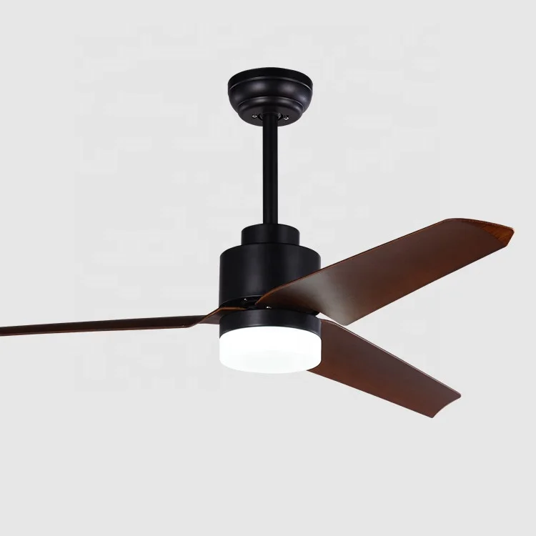 Wood 52 inch lamp lighting shade 2020 modern LED price chandelier ceiling fan with light