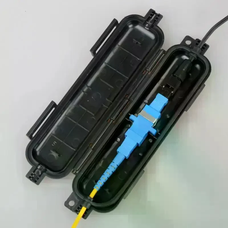 1/5Pcs Fiber Optic Drop Cable Splice Protection Box - Waterproof Anti-Aging Durable Outdoor Use Joint Protection Box Thickened