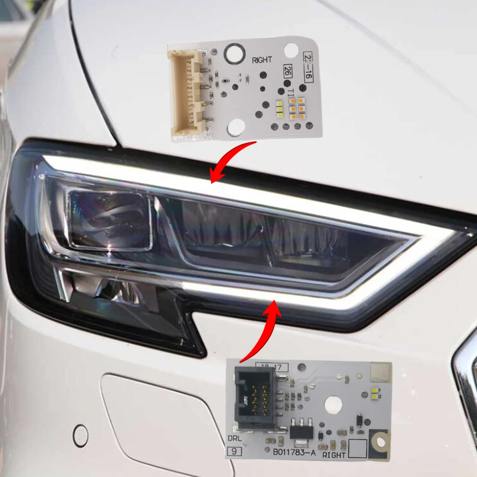 新しいアウディ A3 S3 デイタイムランニングライト LED ヘッドライト
