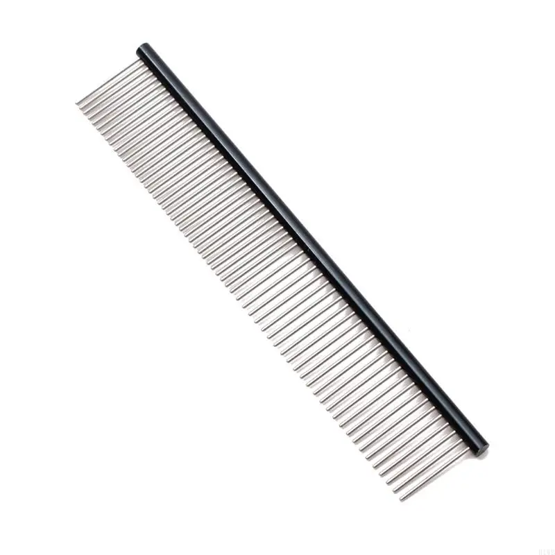 R1WB для кошки груминга Combs 6 Цветные зубы из нержавеющей стали, чтобы удалить клубки и узлы