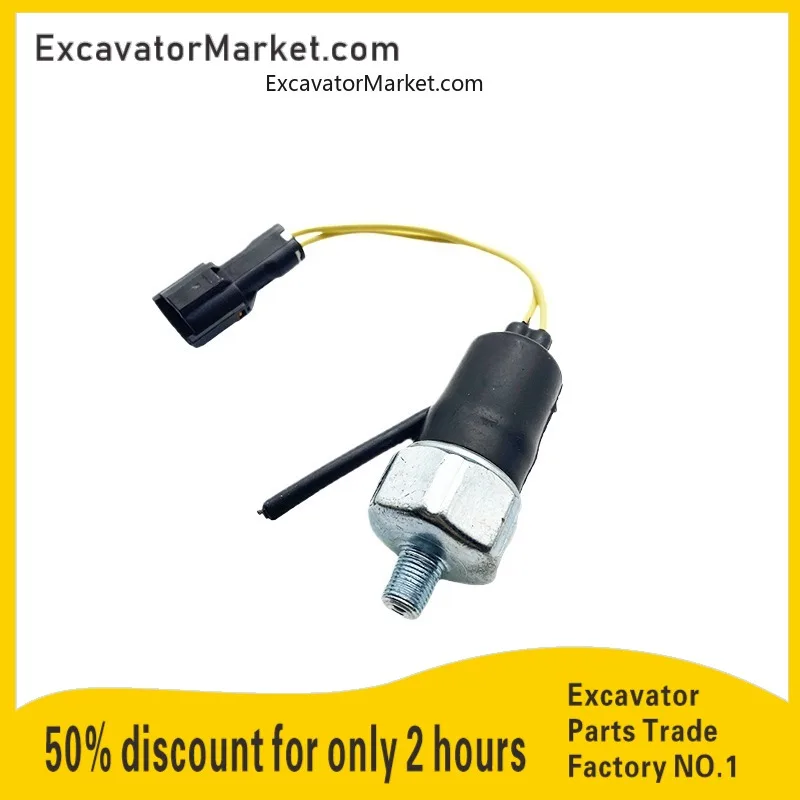 For EX XE Isuzu 4BG1 6BG1 Oil Pressure Sensor 6HK1 Oil Pressure Sensing Switch  Excavator Accessories