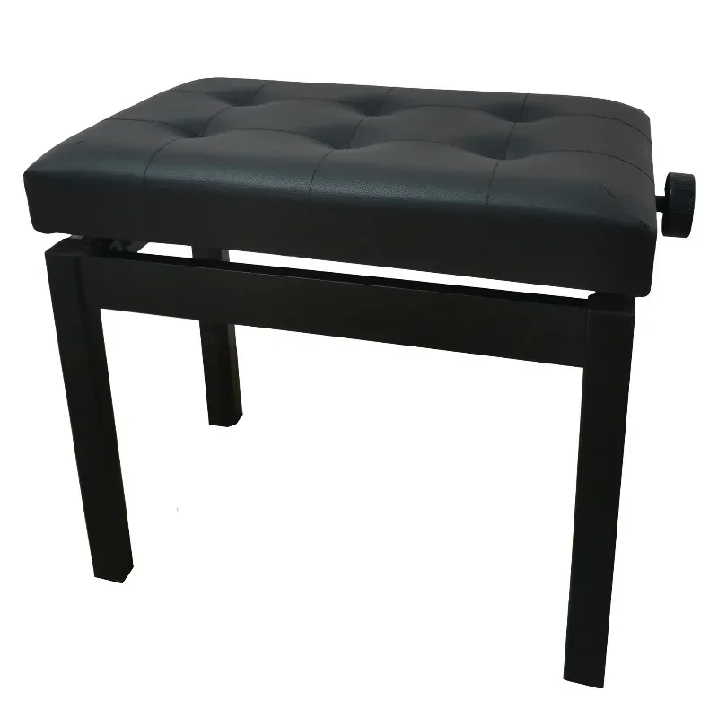 Adjustable Height Piano Stool for Adults and Kids – Black, Brown, White Keyboard Chair for Music Instrument Playing