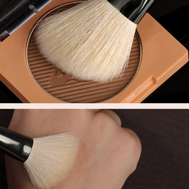 1 pz pennello per trucco per capelli animali set completo pennelli per labbra pennello per ombretto pennello per trucco morbido strumenti di bellezza pennello per sbavature singolo
