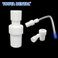 Juego de 5 adaptadores de tubo de succión Dental, convertidor quirúrgico desechable para eyector de Saliva, tubo aspirador, adaptador de repuesto para dentista