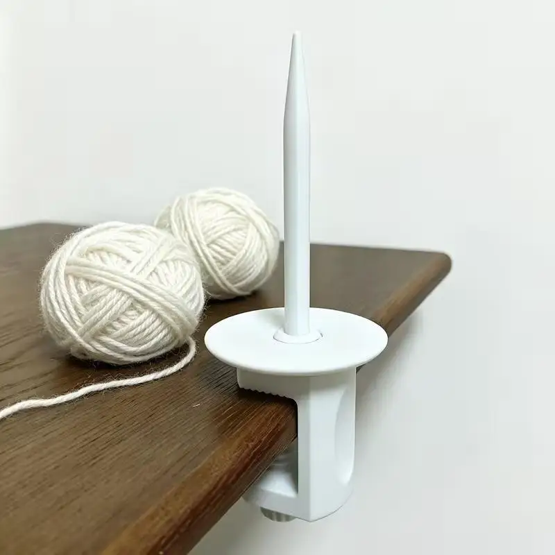 3D Printing Crochet Yarn Holder Non-slip Reusable Yarn Winder Stand Space Saving Detachable Sewing Thread Spool Dispenser